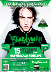 Beardyman en Madrid por Crowdfunding