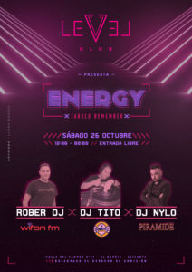 ENERGY & IT'S TIME TO TECHNO 26 octubre